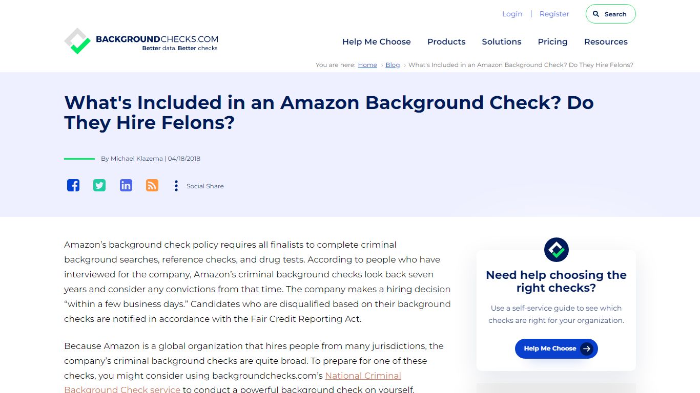 What's Included in an Amazon Background Check? Do They Hire Felons?