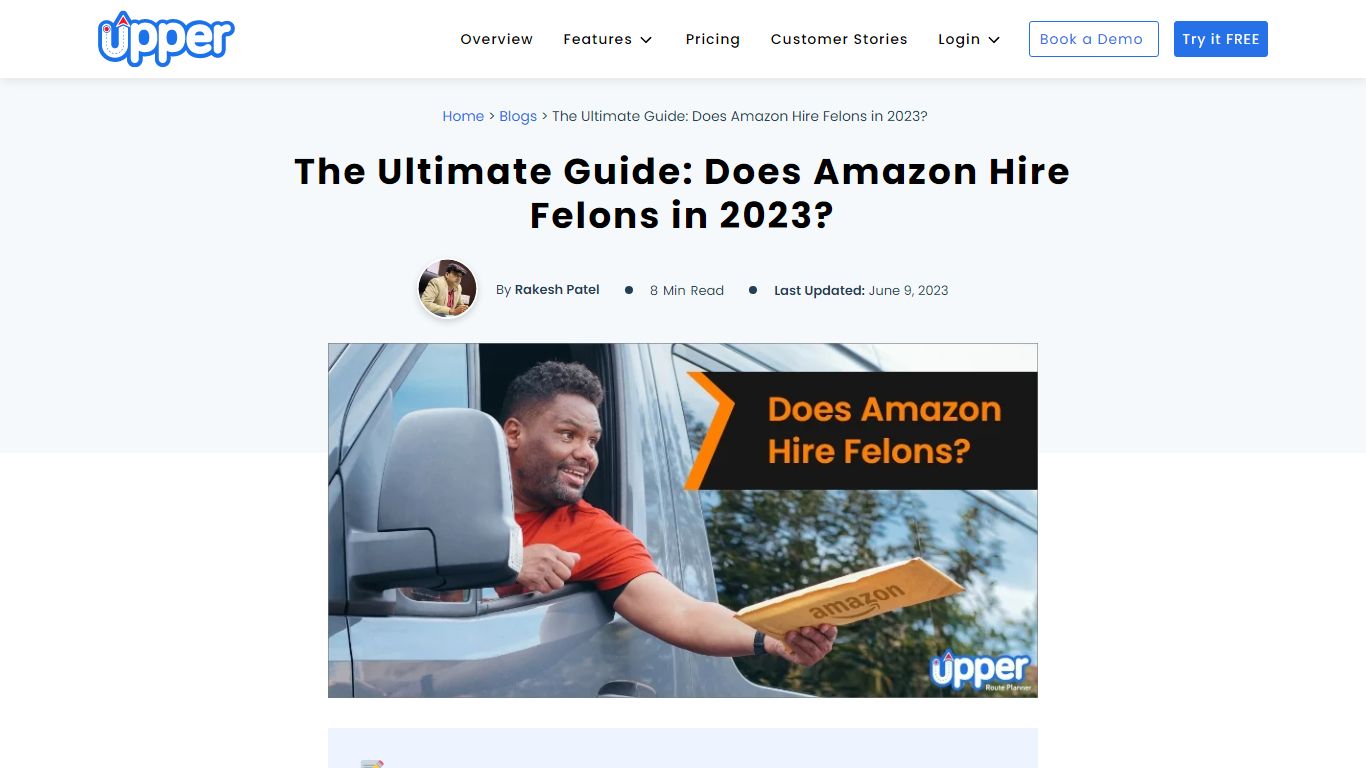 The Ultimate Guide: Does Amazon Hire Felons in 2023? - Upper Route Planner