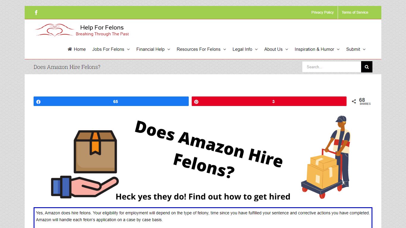 Does Amazon Hire Felons? | Yes | Guide to Getting Hired
