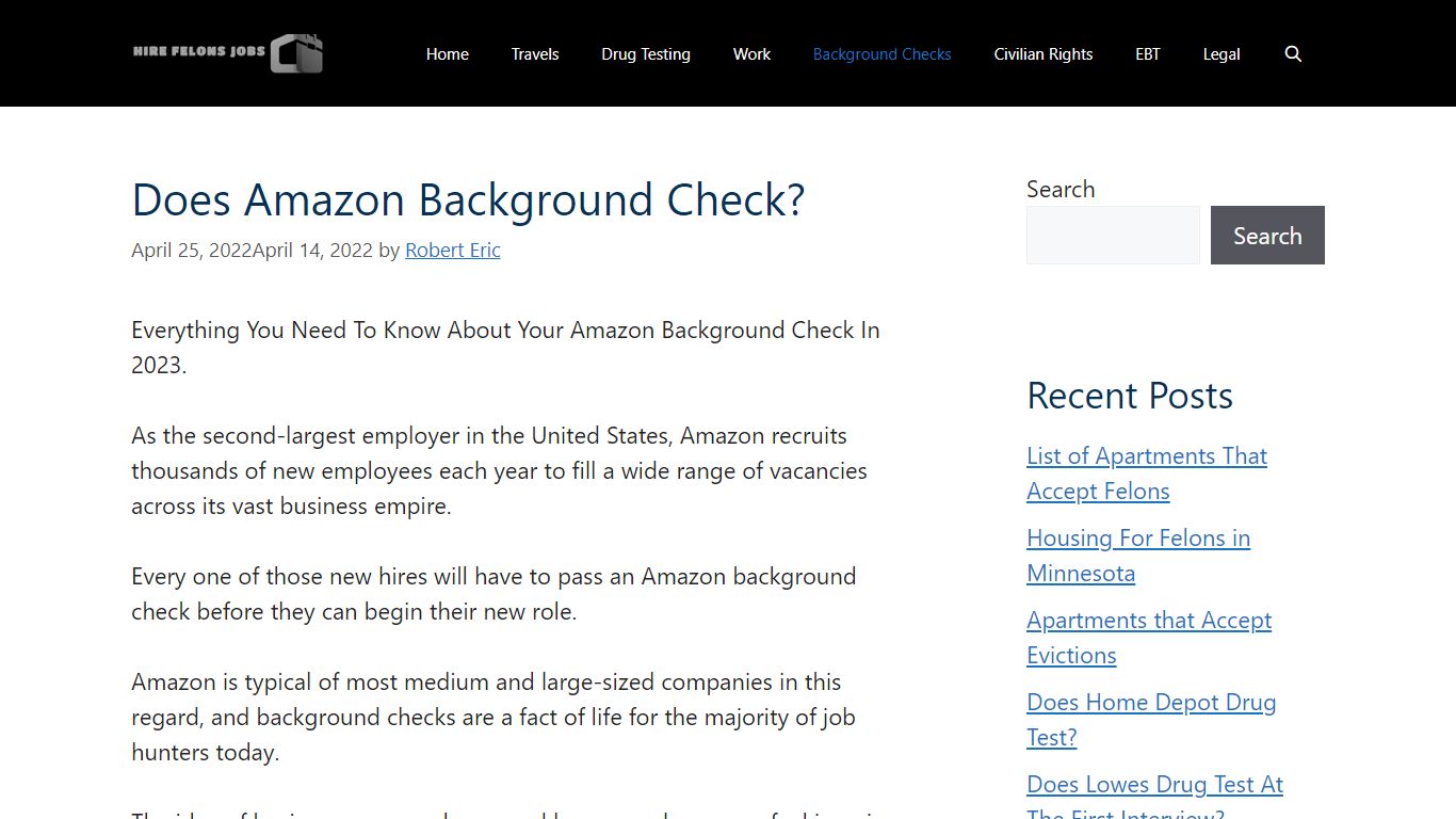 Amazon Background Check 2023 [Everything You Need to Know] - Hire Felons