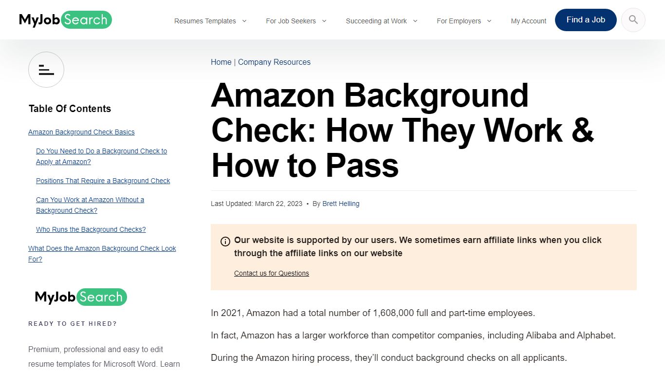 Amazon Background Check: How They Work & How to Pass - My Job Search